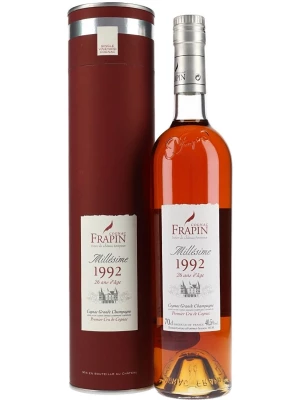 Коньяк Frapin Millesime, Cognac Grand Champagne AOC gift tube 1992 0.7 л
