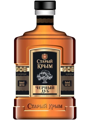 Коньяк Старый Крым Черный Дуб 0.5 л
