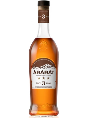 Коньяк Арарат 3 звезды 0.5 л