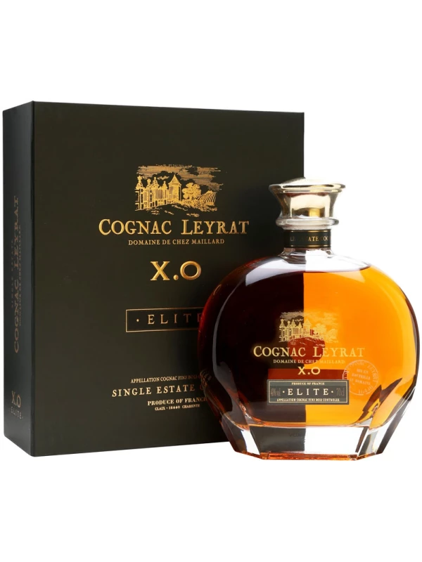 Leyrat XO Elite, decanter in gift box