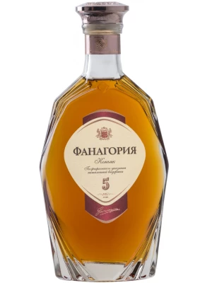 Коньяк Фанагория 5-летний 0.5 л