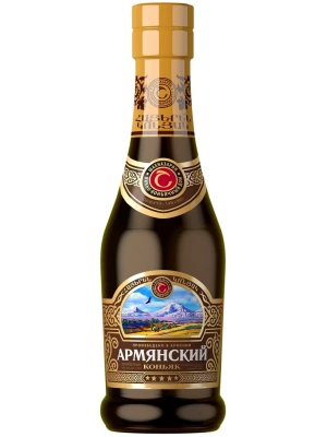 Коньяк Армянский Коньяк 5 звезд, матовая бутылка 0.25 л