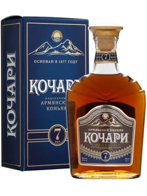 Коньяк Кочари 7-летний, в подарочной коробке 0.5 л
