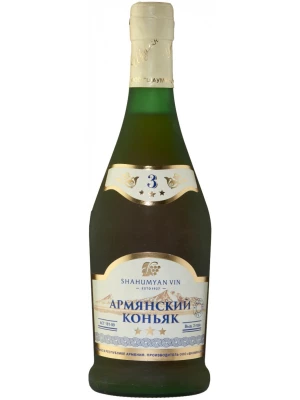 Коньяк Шаумян-Вин, Армянский 3 Звезды 0.5 л