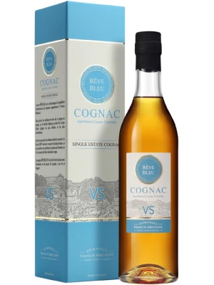 Коньяк Reve Bleu VS, Cognac AOC, gift box 0.7 л