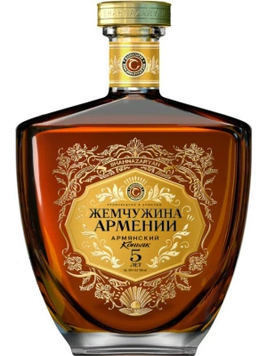 Коньяк Жемчужина Армении 5-летний 0.5 л