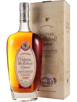 Коньяк Chateau de Montifaud V.S.O.P., Grande Champagne AOC, gift box 0.7 л