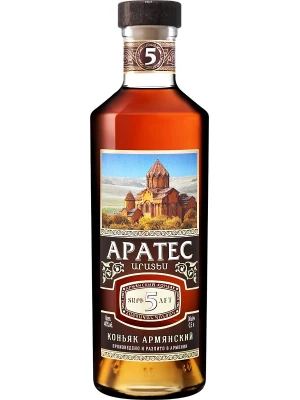 Коньяк Аратес 5-летний 0.5 л