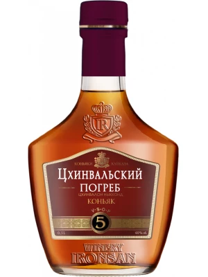 Коньяк Цхинвальский Погреб 5-летний 0.5 л
