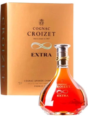 Коньяк Croizet Extra, Cognac AOC, in decanter & gift box 0.7 л
