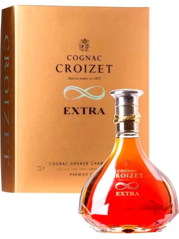 Croizet Extra, Cognac AOC, in decanter & gift box