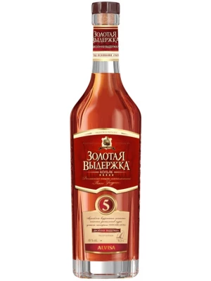 Коньяк Золотая Выдержка Пятилетний 0.45 л