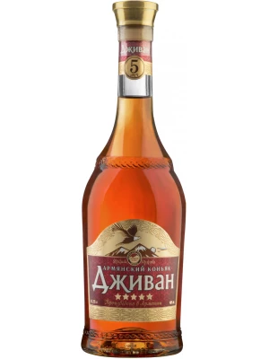 Коньяк Дживан 5-летний 0.25 л