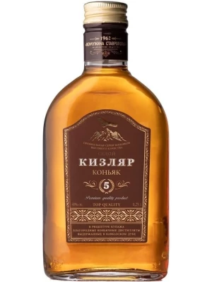 Коньяк Седой Кизляр 5-летний 0.25 л