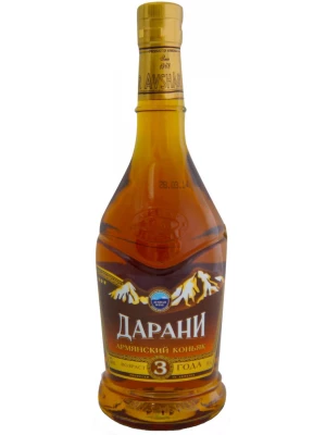 Коньяк Дарани 3-летний 0.25 л
