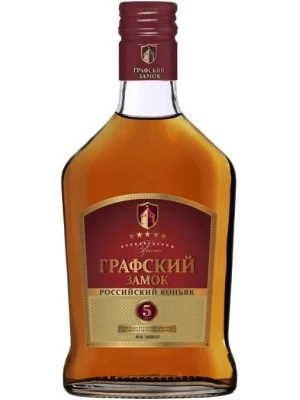 Коньяк КВКЗ, Графский Замок 5-летний 0.25 л