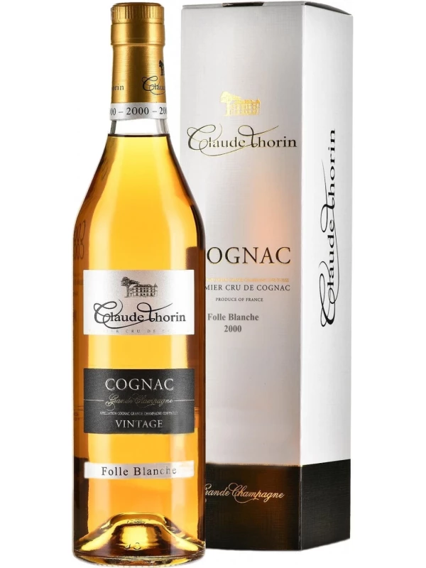 Claude Thorin Folle Blanche Vintage, Cognac Grande Champagne AOC, gift box