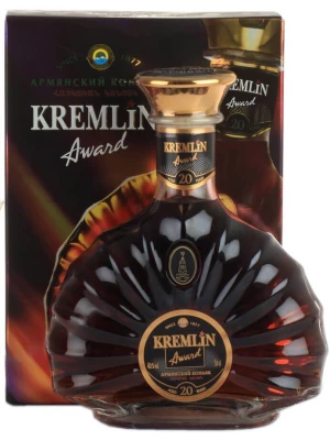 Коньяк Kremlin Award 20 Years Old, gift box 0.5 л