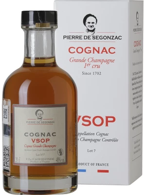 Коньяк Pierre de Segonzac, VSOP Grande Champagne, gift box 0.2 л