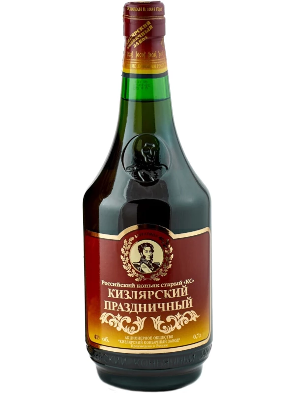 Кизлярский Праздничный КС, Зеленый графин, в подарочной коробке