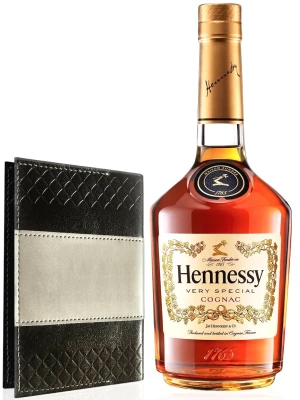 Коньяк Hennessy VS, gift box with cover for documents