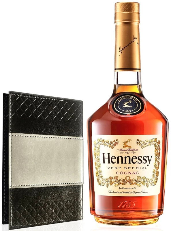 Hennessy VS, gift box with cover for documents