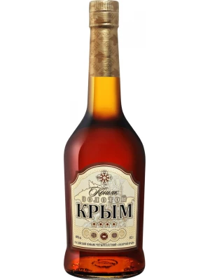 Коньяк Золотой Крым 4-летний 0.5 л