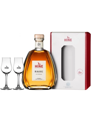 Коньяк Hine, Rare VSOP, gift set with 2 glasses 0.7 л