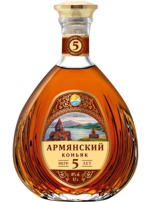 Коньяк Армянский Коньяк 5-летний 0.5 л
