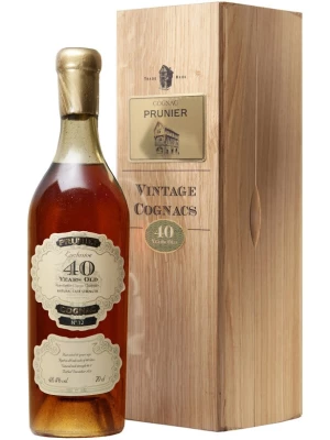 Коньяк Prunier 40 Years Old, Grande Champagne AOC, wooden box 0.7 л