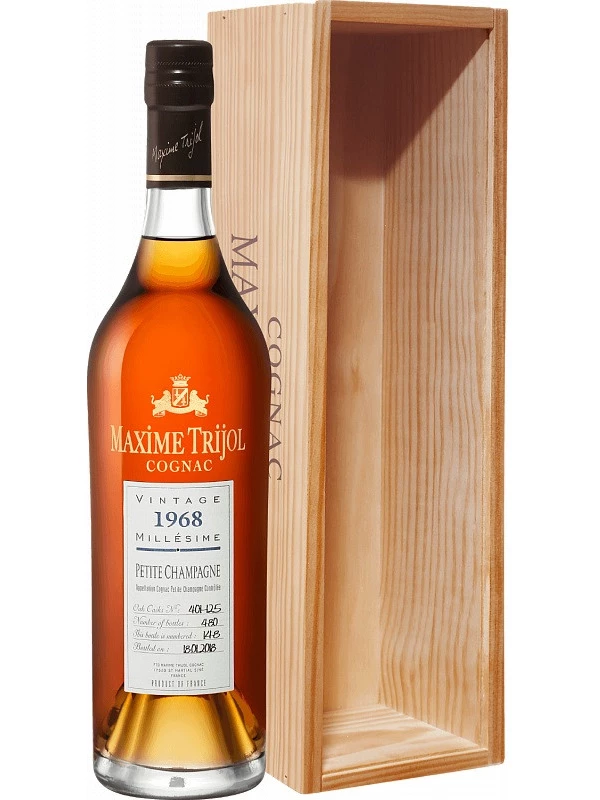 Maxime Trijol Petite Champagne AOC, wooden box