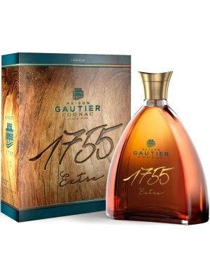 Коньяк Gautier X.O. Extra 1755, gift box 0.7 л