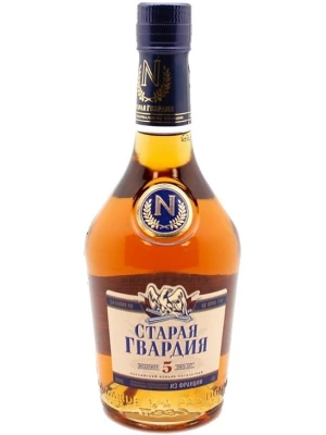 Коньяк Старая Гвардия, 5-летний 0.7 л