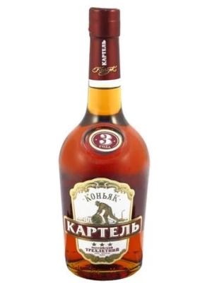 Коньяк Картель 3 года 0.5 л