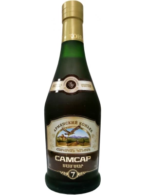 Коньяк Самсар Семилетний, матовая бутылка 0.5 л