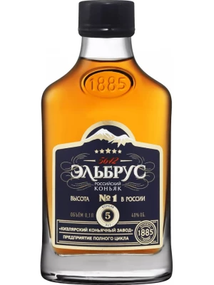 Коньяк ККЗ, Эльбрус 5-летний 0.1 л
