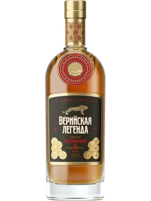 Коньяк Верийская Легенда 5-летний 0.25 л