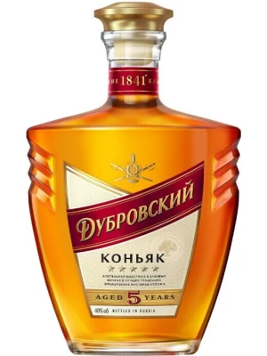 Коньяк Дубровский 5-летний 0.25 л