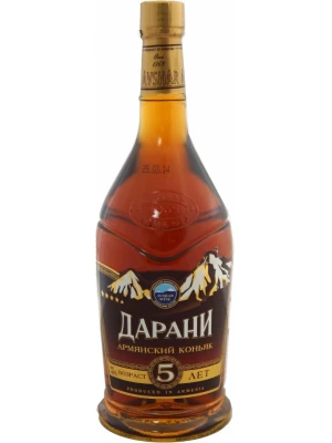 Коньяк Дарани 5-летний 0.25 л