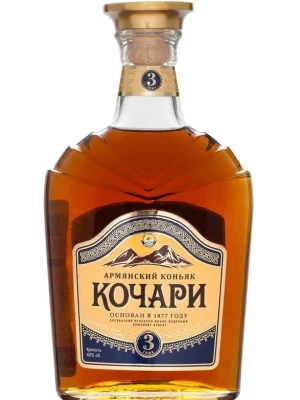 Коньяк Кочари 3-летний 0.25 л