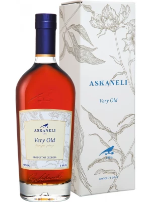 Коньяк Askaneli Very Old 5 Years Old, gift box 0.5 л