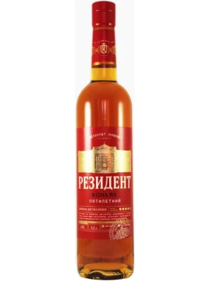 Коньяк Резидент 5-летний 0.5 л