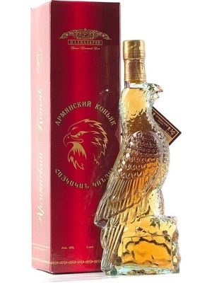 Коньяк Шахназарян, Армянский Коньяк 5 звезд, в подарочной коробке (Орел) 0.5 л