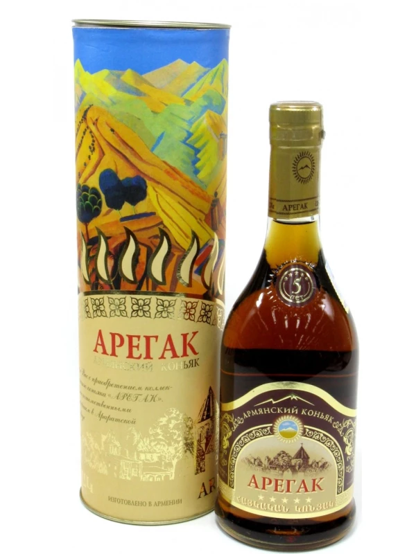 Арегак 5 Звезд, в тубе