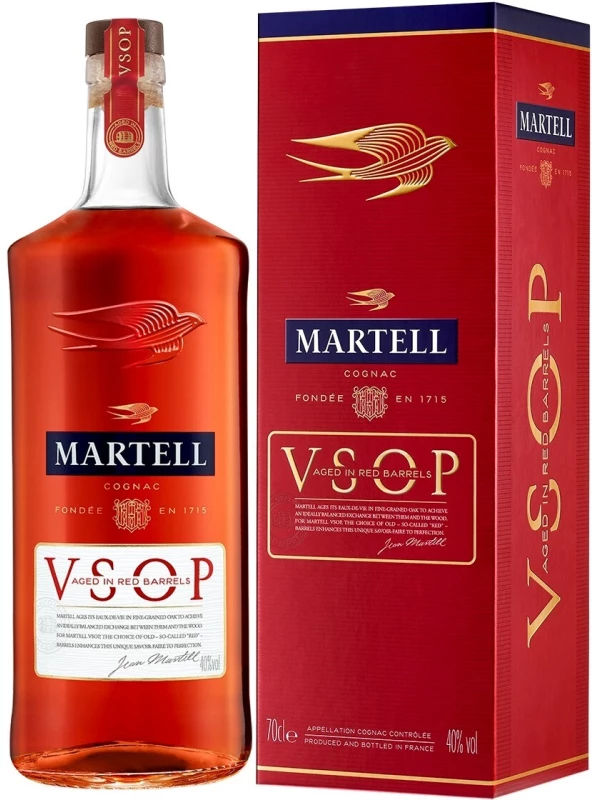 Martell VSOP Aged in Red Barrels, gift box