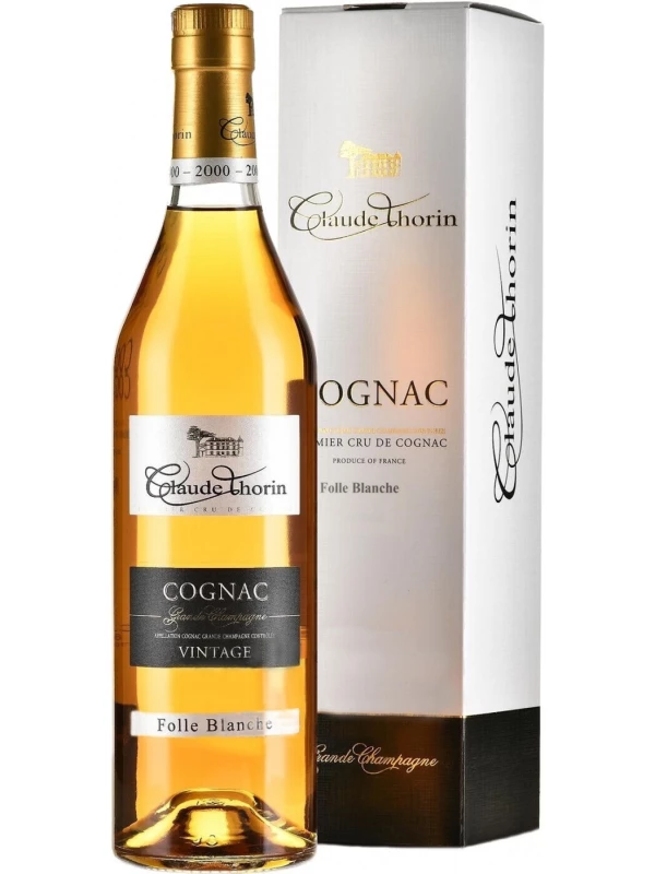 Claude Thorin Folle Blanche Vintage, Cognac Grande Champagne AOC, gift box