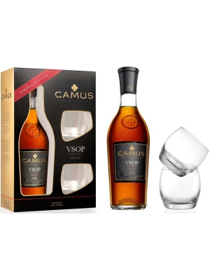 Коньяк Camus VSOP, gift box with 2 glasses 0.7 л