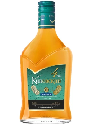 Коньяк Киновский Четырехлетний 0.25 л