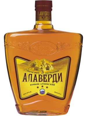 Коньяк Алаверди 3-летний 0.5 л