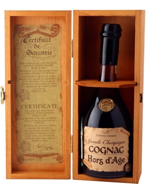 Коньяк Comte Joseph, Hors d'Age XO, wooden box 0.7 л
